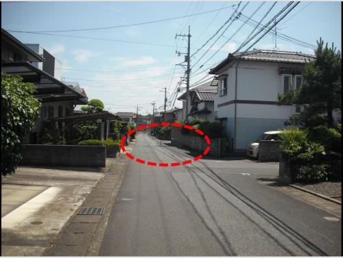 遺留現場 北側から南側